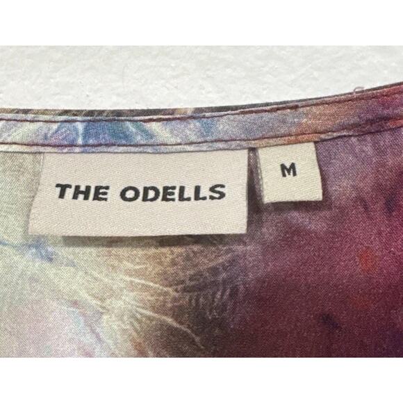 The Odells Tie Dye Monroe Tie Faux Wrap Dress Size Medium Anthropologie READ - Picture 7 of 10